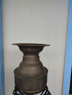 Vintage Antique Solid Brass Cuspidor Spittioon Old West