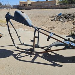 Motorcycle CB(contact info removed) Honda Chopper Rigid Frame