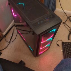 Led Case Gaming Computer Evga Gtx1660 GPU Intel I5 9600k Cpu
