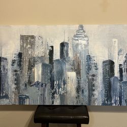City Scape Painting 