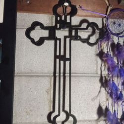 Indoor Or Outdoor 2ft Iron Coptic Cross