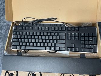 NEW Dell Black Keyboard USB Wired