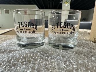 El Tesoro cocktail glasses