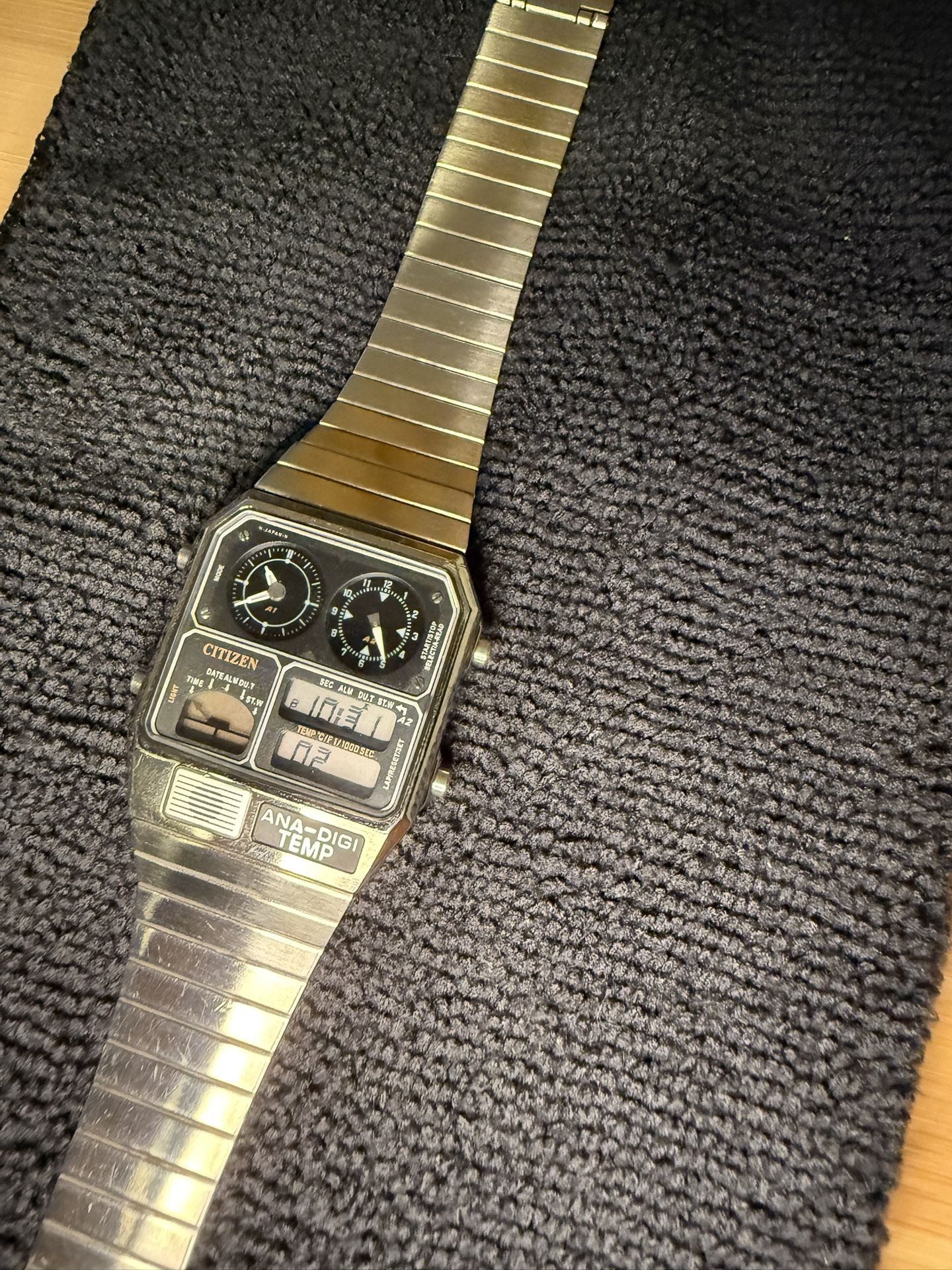Citizen Ana-Digi Temp Silver (Japan Vintage)