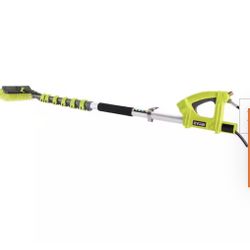 RYOBI 18 ft. Telescoping Extension Pole with Brush for Most Gas Electric and Cordless Pressure Washers up to 4200 PSI