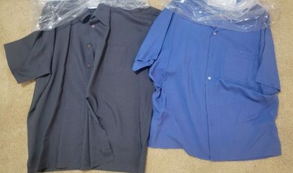SQWEAR & Michael Brandon Short Sleeve Dress Shirts XL 