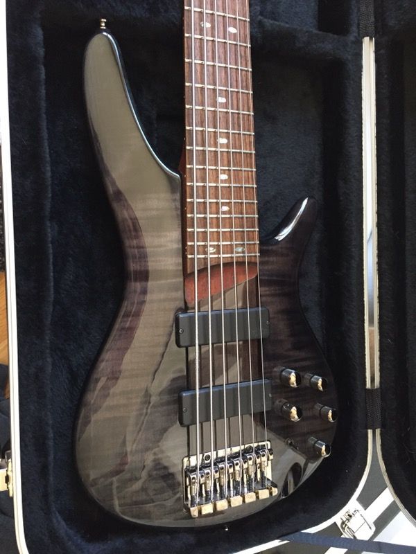 Ibanez sr706 6 string bass guitar