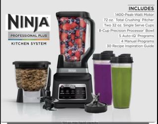 Ninja Professional Plus Kitchen System con Auto-iQ (modelo BN801).