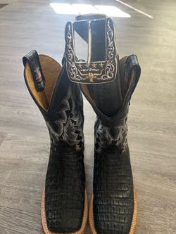exotic alligator boots