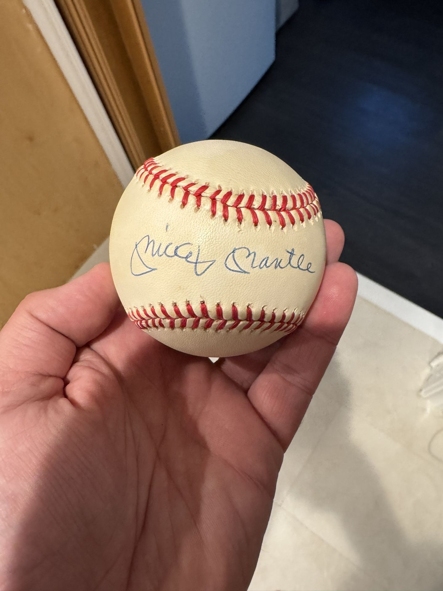 Autographed Mickey Mantle Signed Baseball