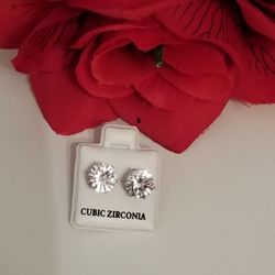 Cubic Zirconia Stud Earrings