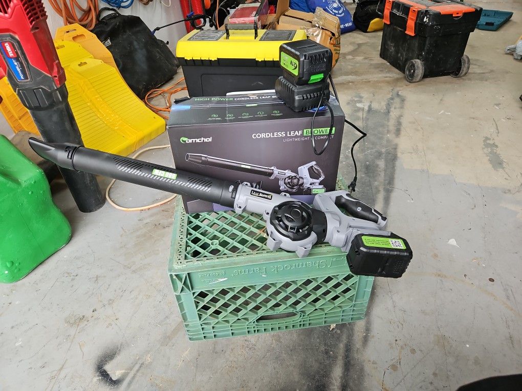 Comchoi High Power Cordless Leaf Blower Works Great In Chandler 