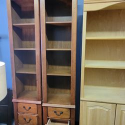 2 Rustic bookshelf $75 each