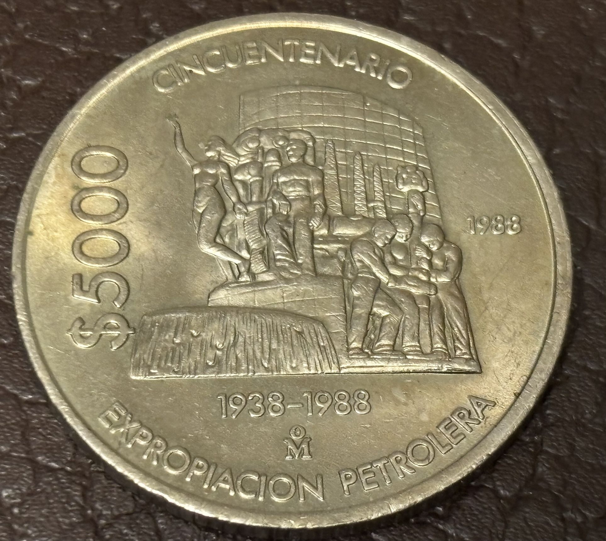 5000 Pesos 1988. Coin Of Mexico
