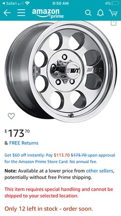 Mickey Thompson 4.5 lug pattern R15
