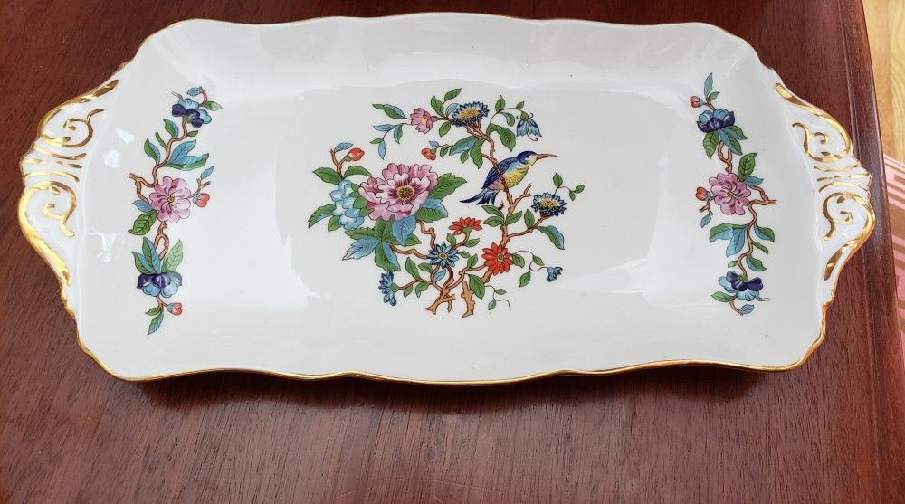 Aynsley Pembroke Pattern Fine Bone China Sandwich Tray