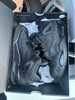 Size 10 Black Cat Jordan retro 4