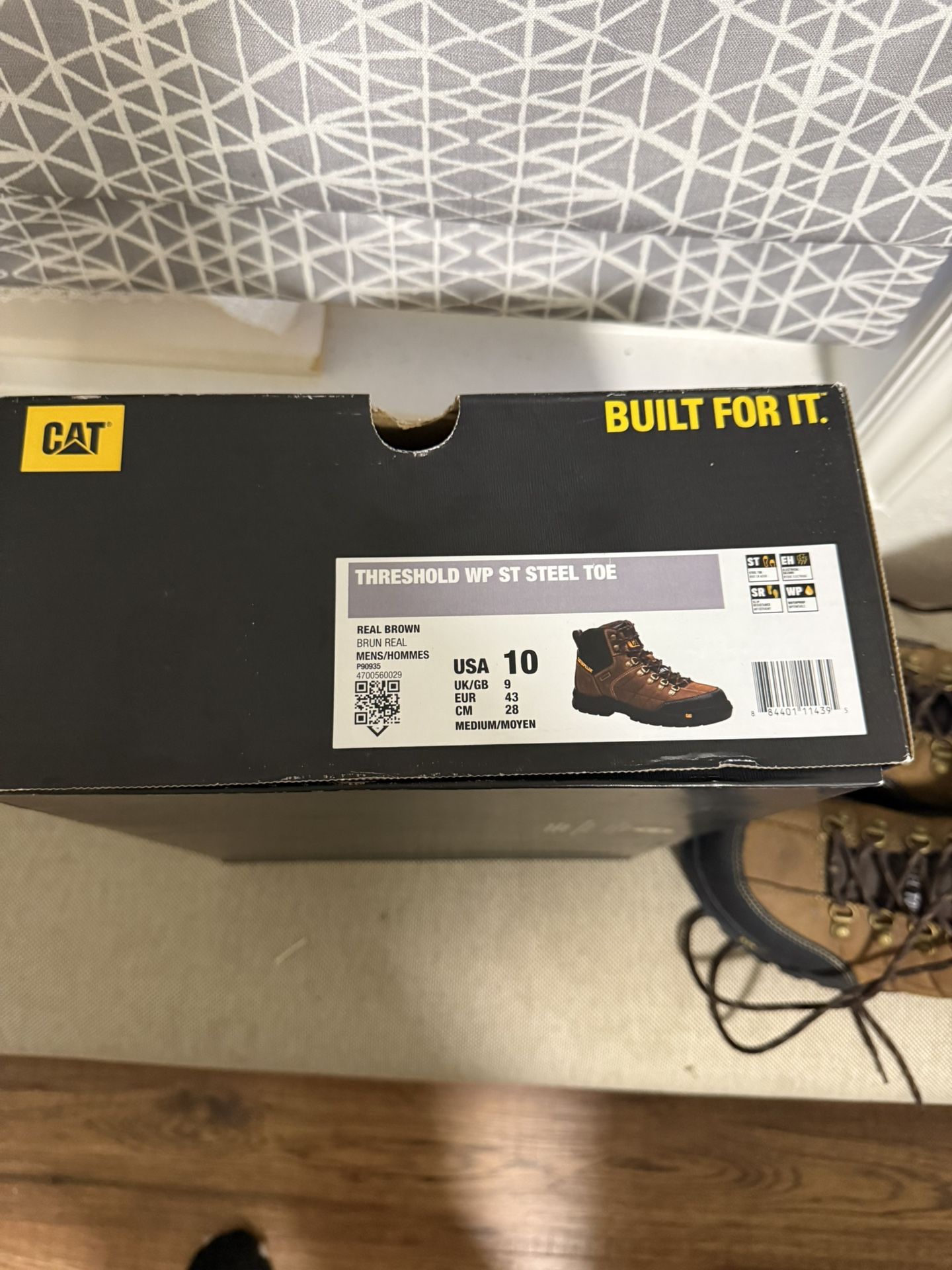 CAT Work Boots Mens Size 10