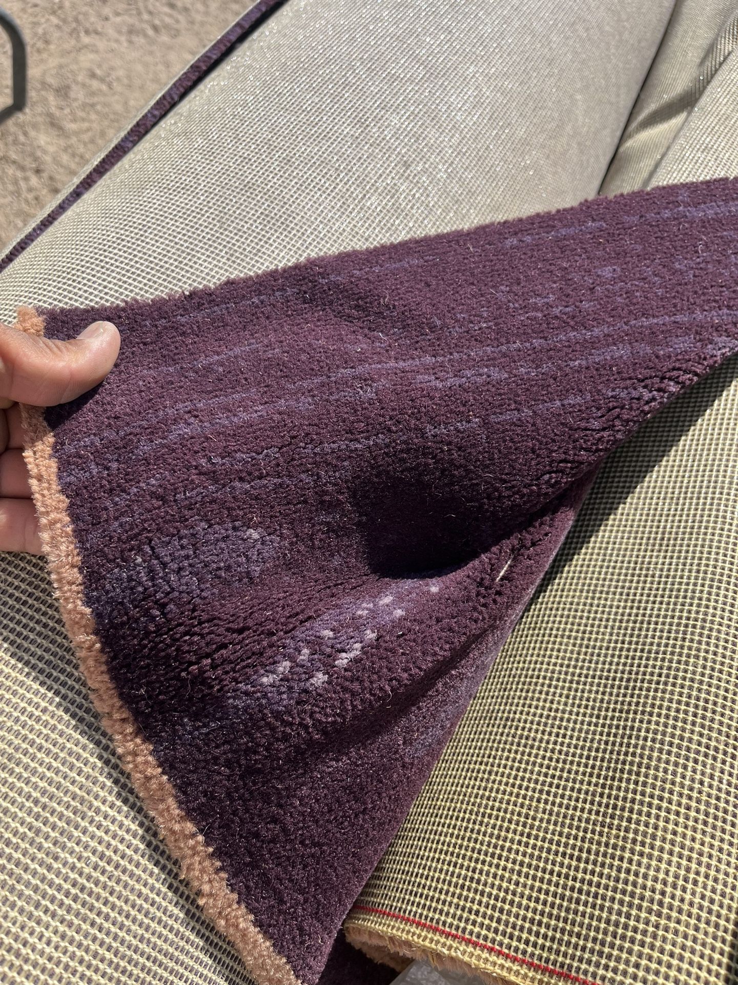 Carpet Like New. 120 ‘. Clean. Carpet. Purple Color