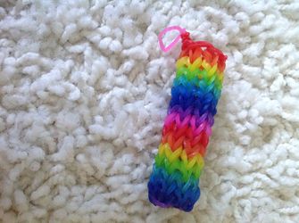 Rainbow loom tube