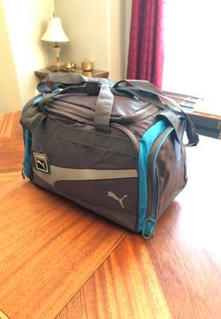 Puma Sweeper 3.0 Small Gray Duffle NWT.