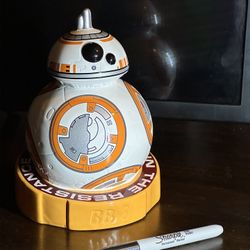 Disney Star Wars  "The Force Awakens" BB-8 Robot Ceramic Decorative Coin Bank 8"