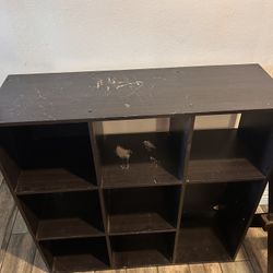 Brown Particle Board Shelf’s 2 Used