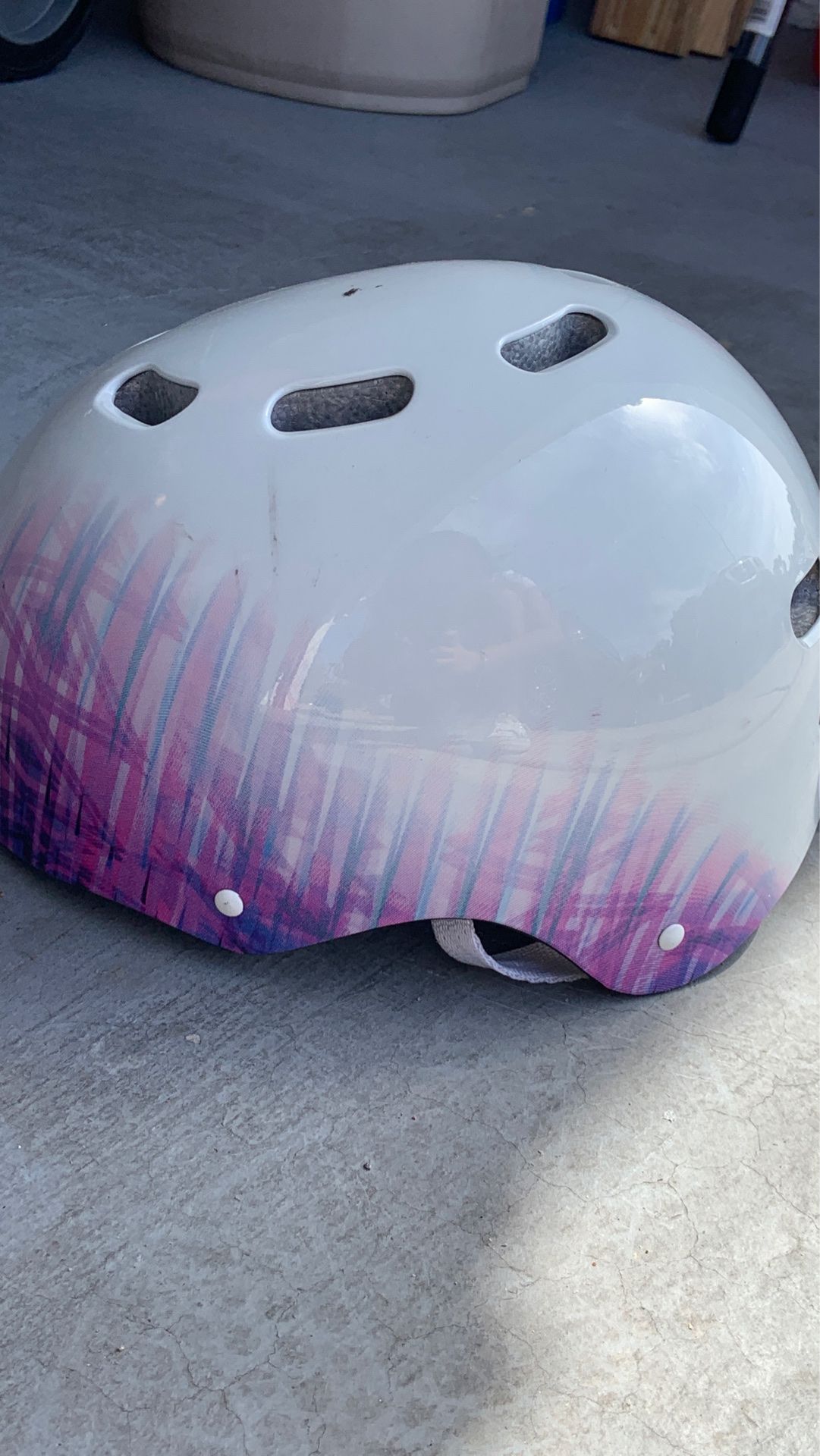 Girls bike helmet