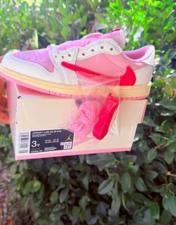 Jordan 1 low x travis scott tropical pink PS 3Y $150