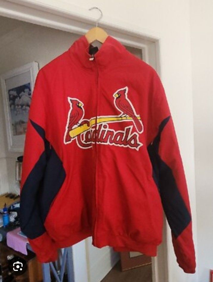 Cardinals Play 3 N 1 Majestic Full ZIP Up Jacket