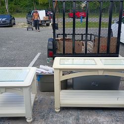 Havertys white Tables 