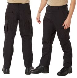 Rothco Size L 35-39” Tactical Style 7971 Black Battle Dress Uniform Unisex Pants. Prewashed Never worn. These are black Rothco Tactical BDU Pants feat