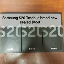 Samsung S20 5G TMOBILE BRAND NEW SEALED 