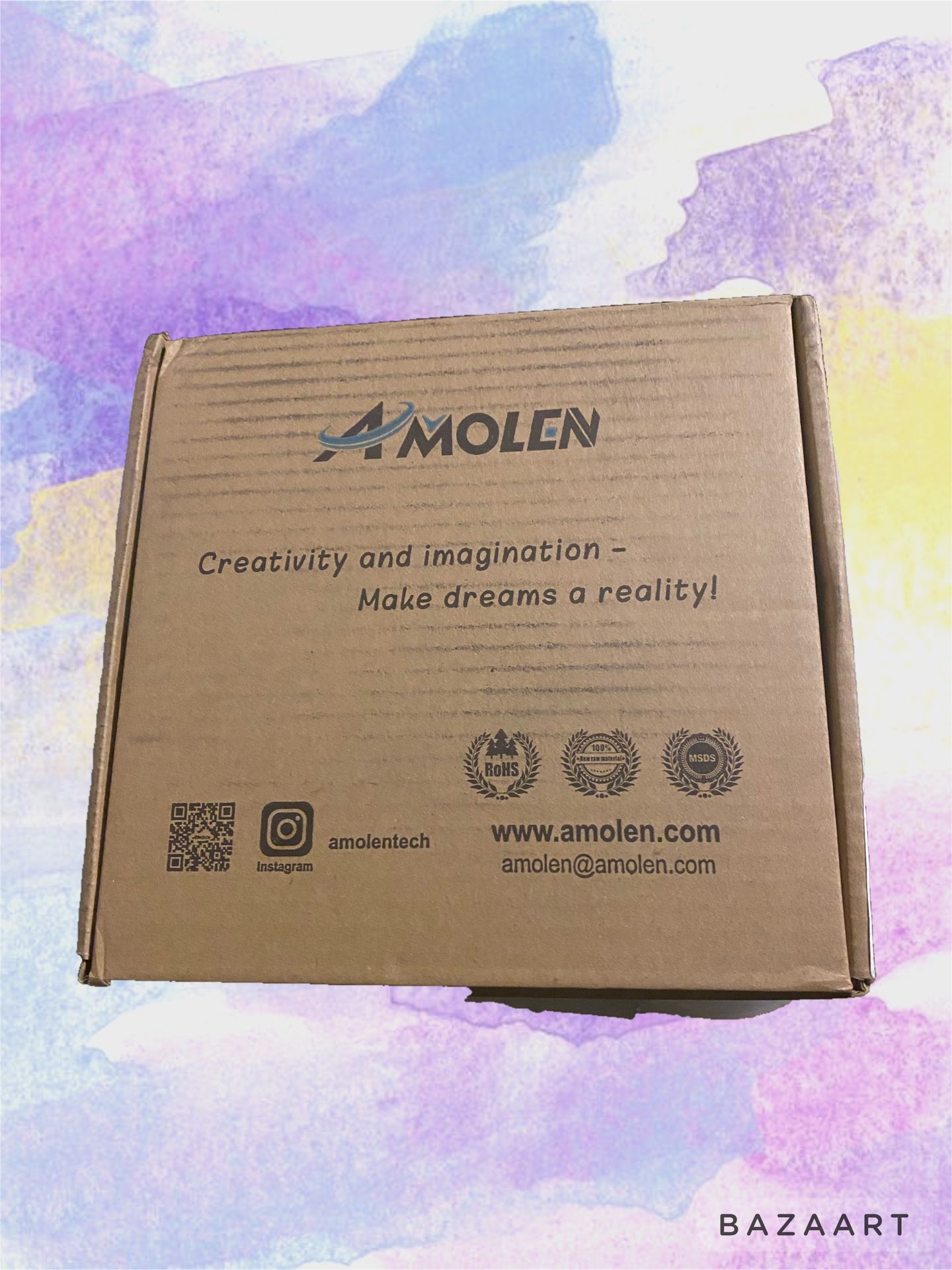 Amolen Pla 3d Printer Filament-Green & Red
