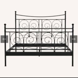 IKEA Noresund Elegant Full Bed Metal Frame