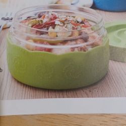 Princess House Glass Round Food Storage Container