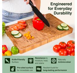 Cutting Board deluxe 16.5"×11.8 pre-oiled