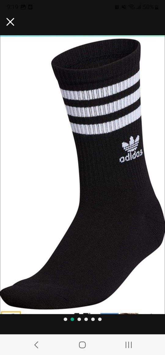 New Adidas Crew Socks 