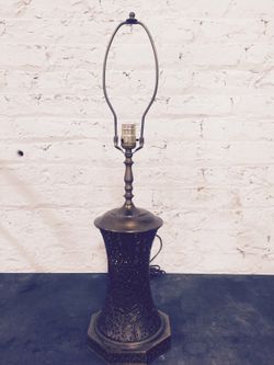Vintage bronze lamp