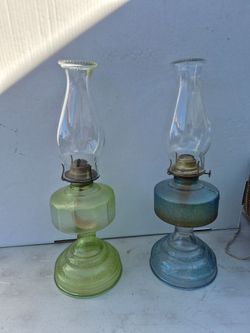 Vintage oil lamps