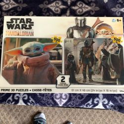 Star Wars Mandalorian puzzle 3-D 500 piece