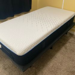 Nectar bed (XL Twin) and adjustable frame