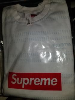 Supreme dashed stripe crewneck