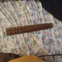This Flu Is Really Rare Because It's An Antique And It's Very Valuable It's Made Out Of Real Wood