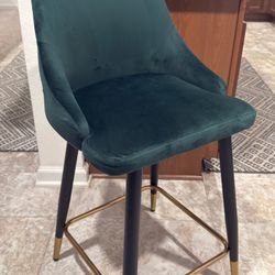 Emerald Green Bar Stool