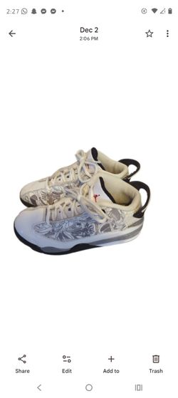 Kids Kids Air Jordan Retro Dub Zero Off-Court Shoes. Size 2Y