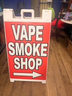 Vape shop sign