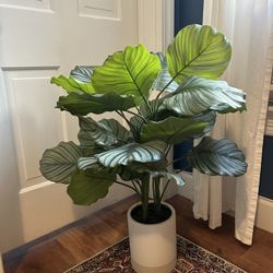 Faux Tropical Plant