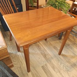 Small Wood Table 34x26