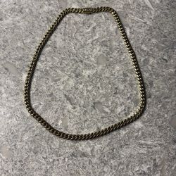 Yellow Gold Plated 5mm/22in GLD Chain/Necklace